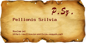 Pellionis Szilvia névjegykártya